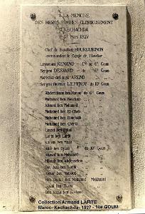 Maroc 1927- Stele combats de Kechachda